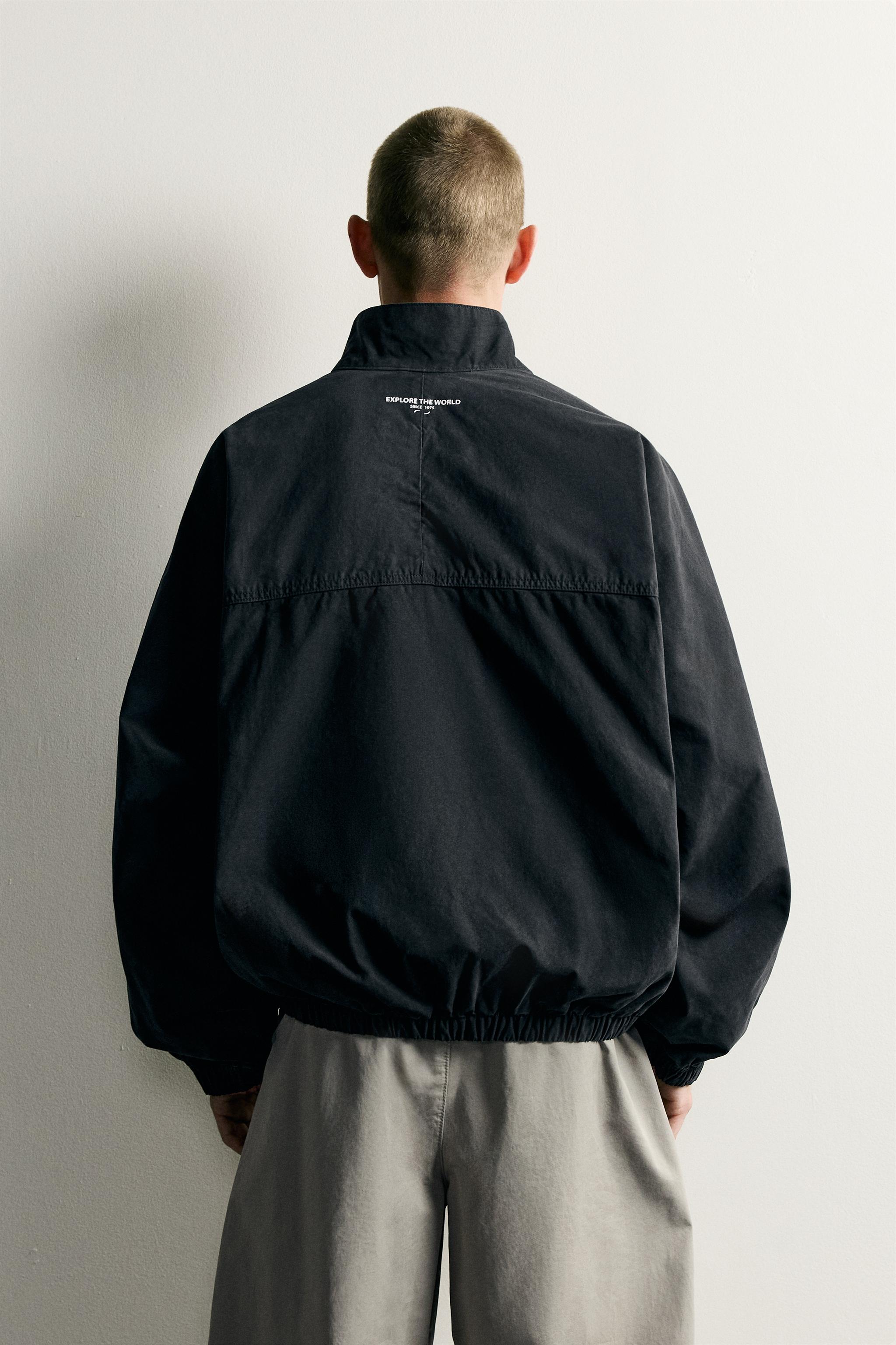 BLOUSON RELAXED FIT LAVÉ